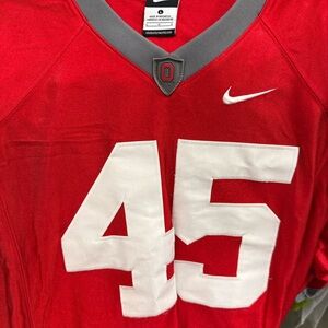 Nike Pro Combat Ohio State Buckeyes Throwback Football Jersey Griffin Large
